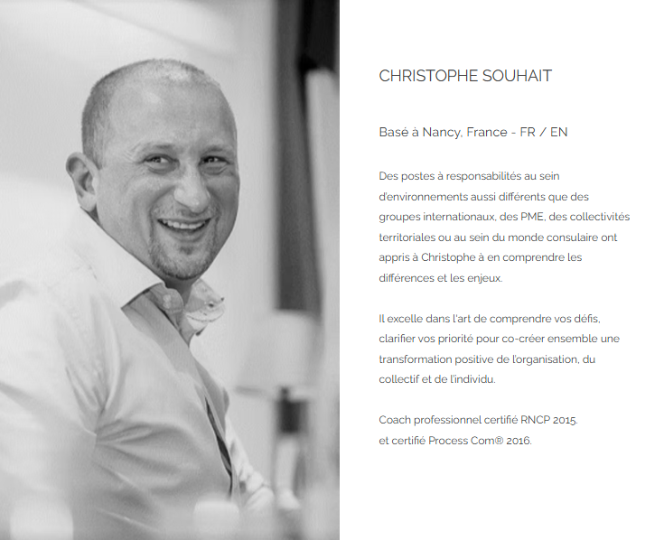 Portrait de Christophe Souhait